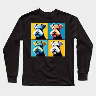 Kerry Blue Terrier Pop Art - Dog Lovers Long Sleeve T-Shirt